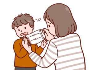 嫌がる子どもにマスクをつけさせる3つのステップと注意点~我が家の体験談